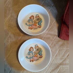 Raggedy Ann & Andy Bowls